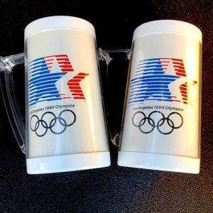 SET OF 2 1984 OLYMPIC GAMES IN LOS ÁNGELES
